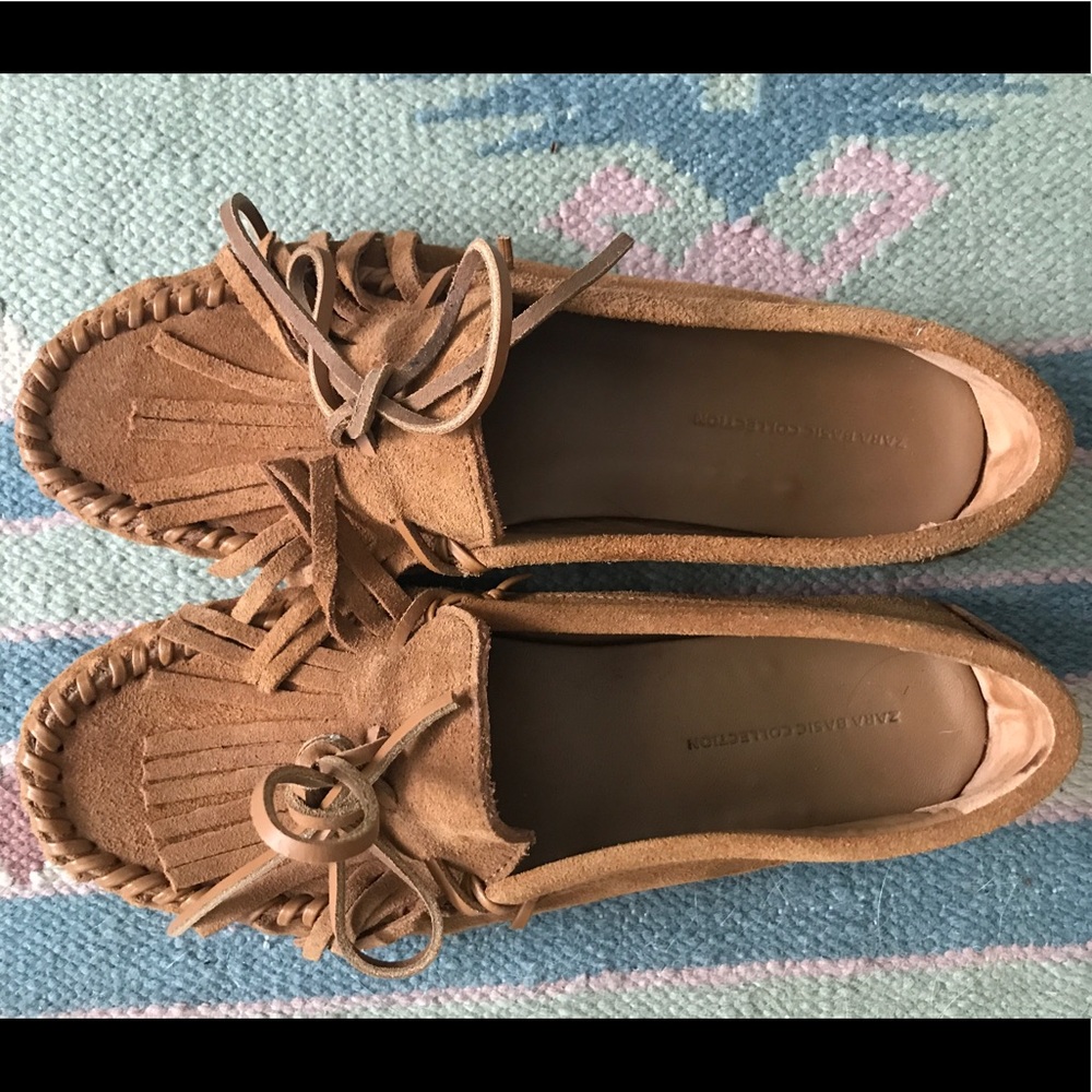 Zara Basic Collection Moccasin Loafers